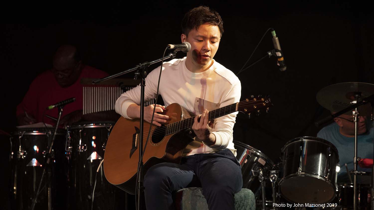 Guitar instructor Toronto — Studio 211 student performance on stage