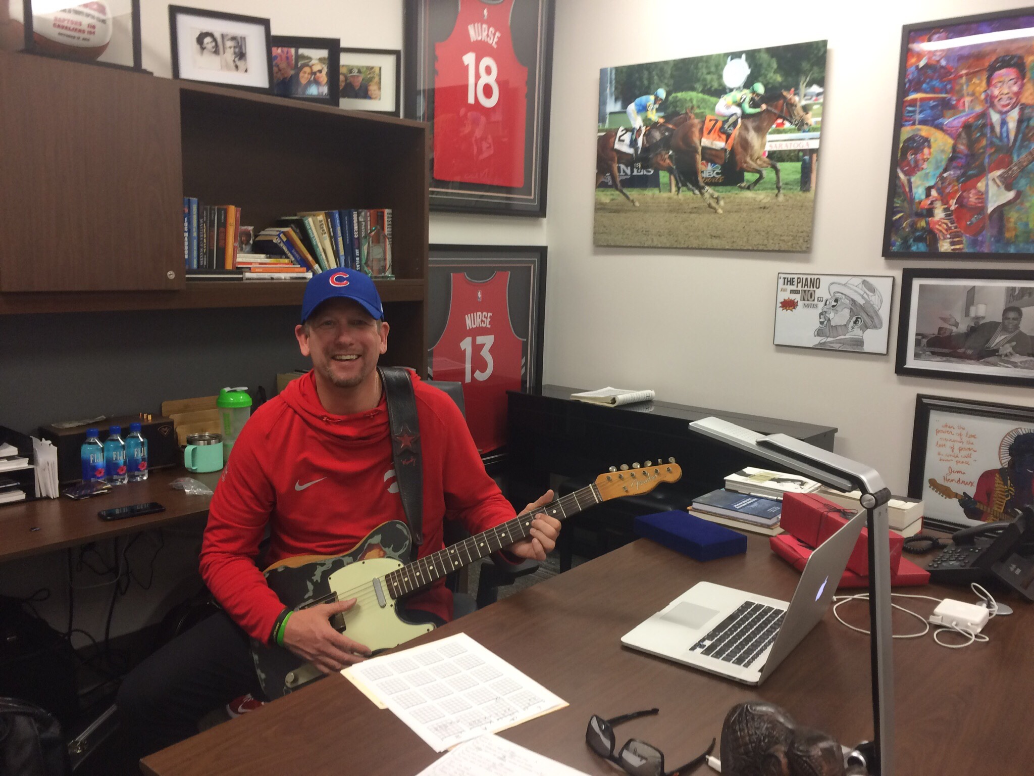 Guitar lessons Toronto — Studio 211 student performing live on stage